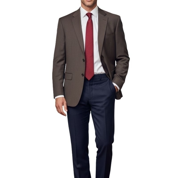 Boss Hugo Boss Einstein/Beta Men's 38R 3-Button 100% Schurwolle Virgin Wool - Picture 1 of 10